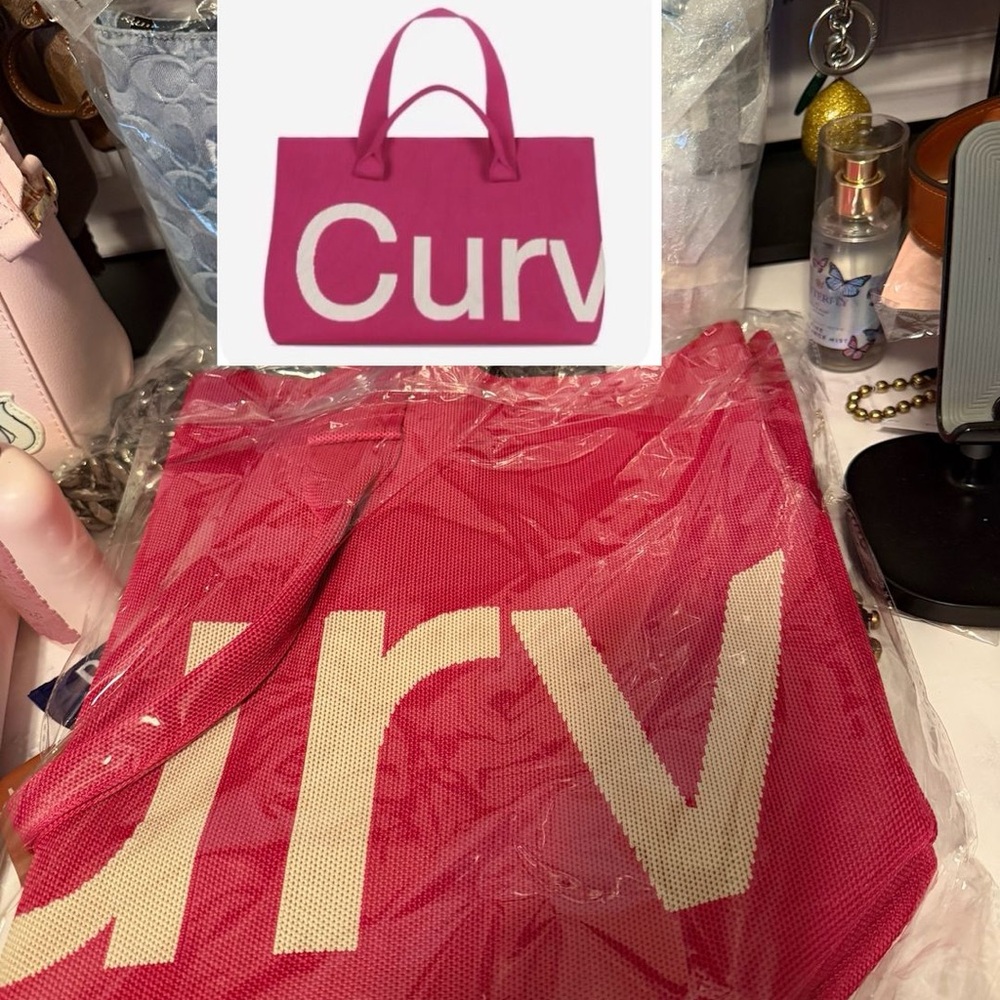 Curves by Sean Brown Sapphire Tote bag